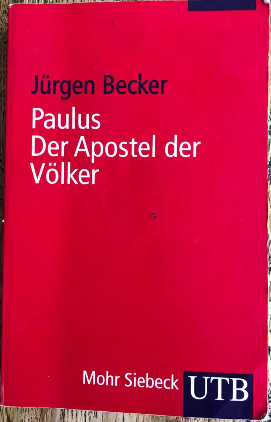 Jürgen Becker?Paulus ? Der Apostel der  Völker?Religion?SB?TB?©1998 UTB?Good! - Jürgen Becker