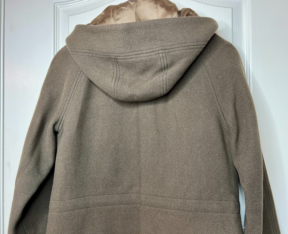 J Crew Stadium Cloth Nello Gori Coat Parka Duffer Wool Blend