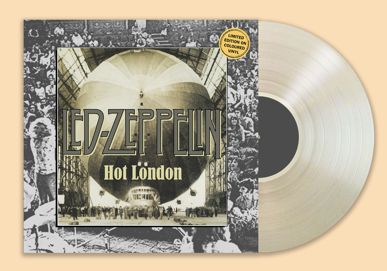 Led Zeppelin Hot London (Vinyl LP) 12" Album (Clear vinyl)