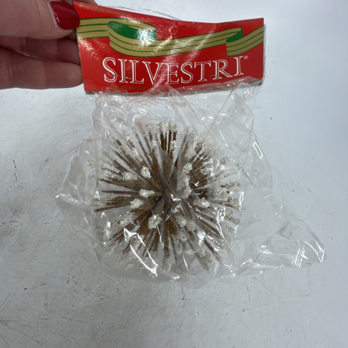 RARE Vintage Silvestri Cristmas Ornament Spiked Ball | eBay