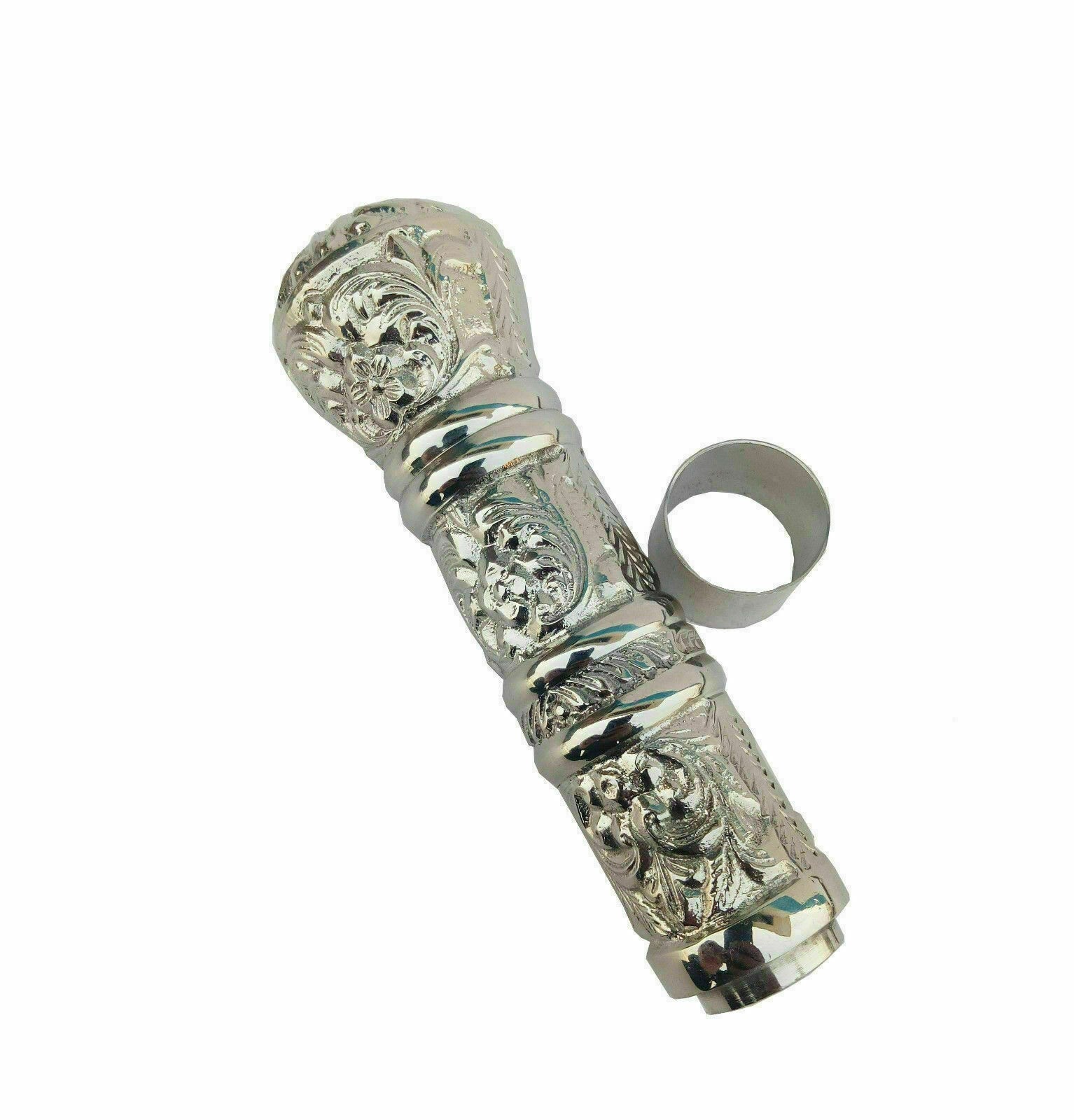 Solid Chrome Designer Victorian Only Brass Handle… - image 7