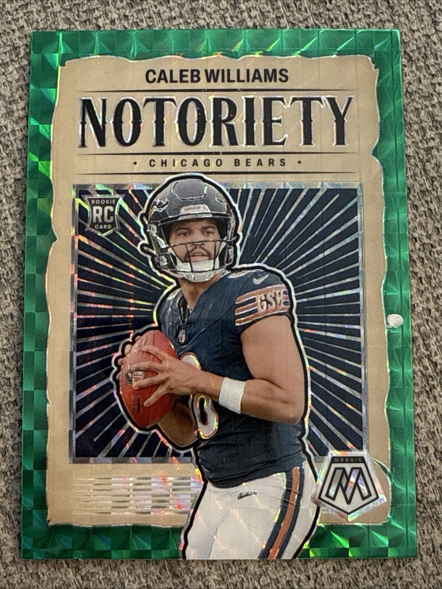NOTORIETY GREEN MOSAIC PRIZM 2024 Panini NFL Football Cards You