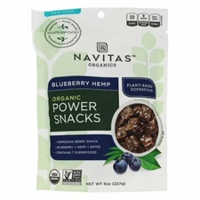 Navitas Organics Organic Power Snacks - Blueberry Hemp 8 oz Pkg