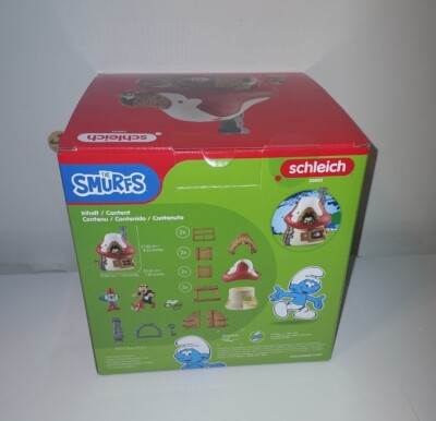Schleich The Smurfs Mushroom House Building Set 30pc Age 3 20803