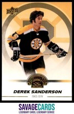 2023-24 Upper Deck Boston Bruins Centennial Derek Sanderson #1 Boston Bruins