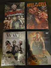 4-WWE dvds (Cena, Punk, Rock, Triple H, Stone Cold, Miz, Ryback, Bryan Danielson