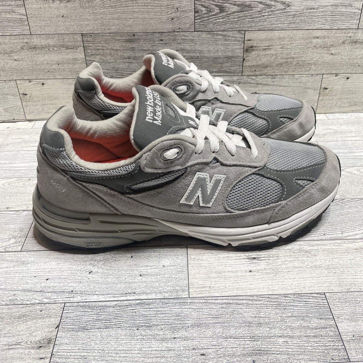 New Balance 993 Shoe Castlerock Gray Made In USA Womens 9 D