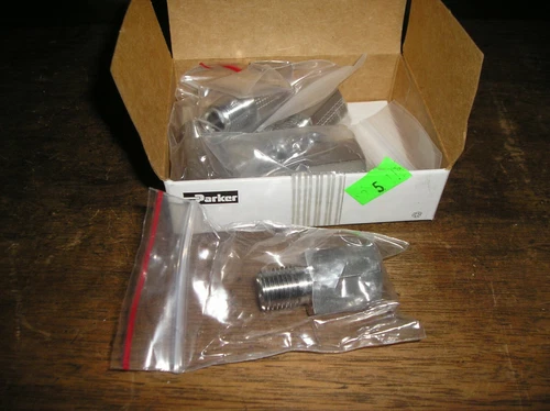 NEW S.S.PARKER 4-4K RA-SS - BOX OF 5 - ADAPTERS, END 1: 1/4", END 2: 1/4",, NEW 