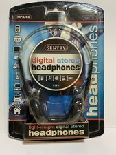 Sentry HO415 Lightweight Digital Stereo Headphones NOS