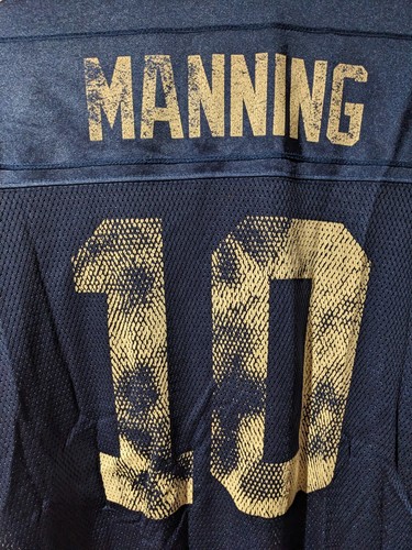Vintage 2007 New York Giants NFL Football Eli Manning Blue XX-Large Jersey - Picture 7 of 7