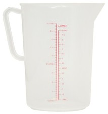Plastic Measuring Jug 5 Litre Kitchen Bar Polypropylene Large Measuring Jug