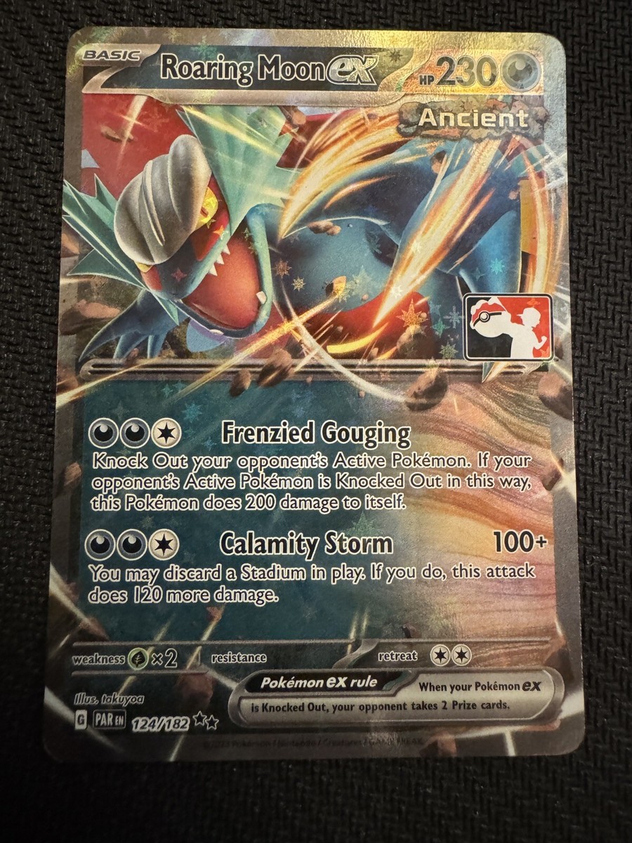 Roaring Moon ex Prize Pack Series 5 Holo Play! Pokemon Roaring Moon ex Prize Pack Series 5 Holo Play! Pokemon