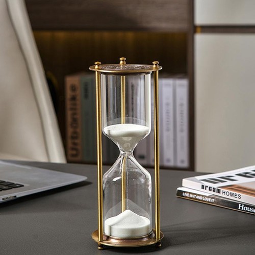 Reloj de Arena 5-60 Minutos Arte Vidrio Vintage Pequeño Multicolor Novedad Soporte Libre - Imagen 20 de 25