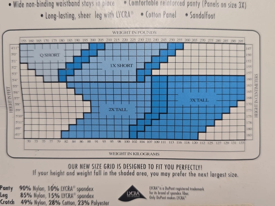 Figura Pantimedias Fruit of the Loom Fuller 1X Control Top Blanco Corto 2590 De Colección Foto 4 de 4