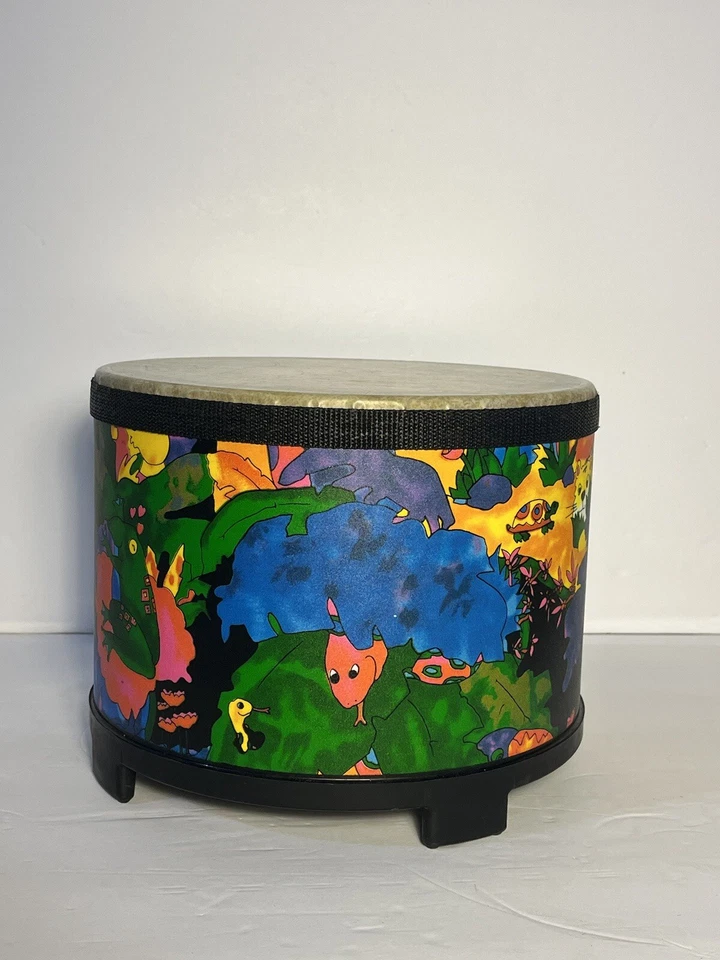 Remo Rhythm Club Floor Tom Niños 10 Pulgadas Tambor Colorido Bosque Taiwán De Colección Foto 2 de 4