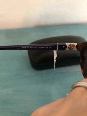 Bvlgari 8166-B Purple Tortoise Havana Sunglasses BVLGARI 8166-B 5371/73 Purple Tortoise Havana Sunglasses NWT  main image 4