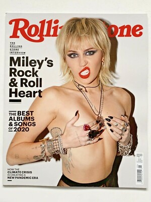 MILEY CYRUS / SAWEETIE / TAYLOR SWIFT USA ROLLING STONE MAGAZINE JANUARY 2021