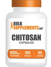 BulkSupplements Chitosan 180 Capsules - 1000 mg Per Serving 