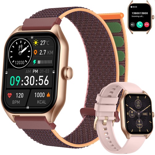 Smart Watch Fitness Uhr Uhr Schrittzähler Uhr Schlafmonitor 1.8 Frauen Männer - Zdjęcie 17 z 18