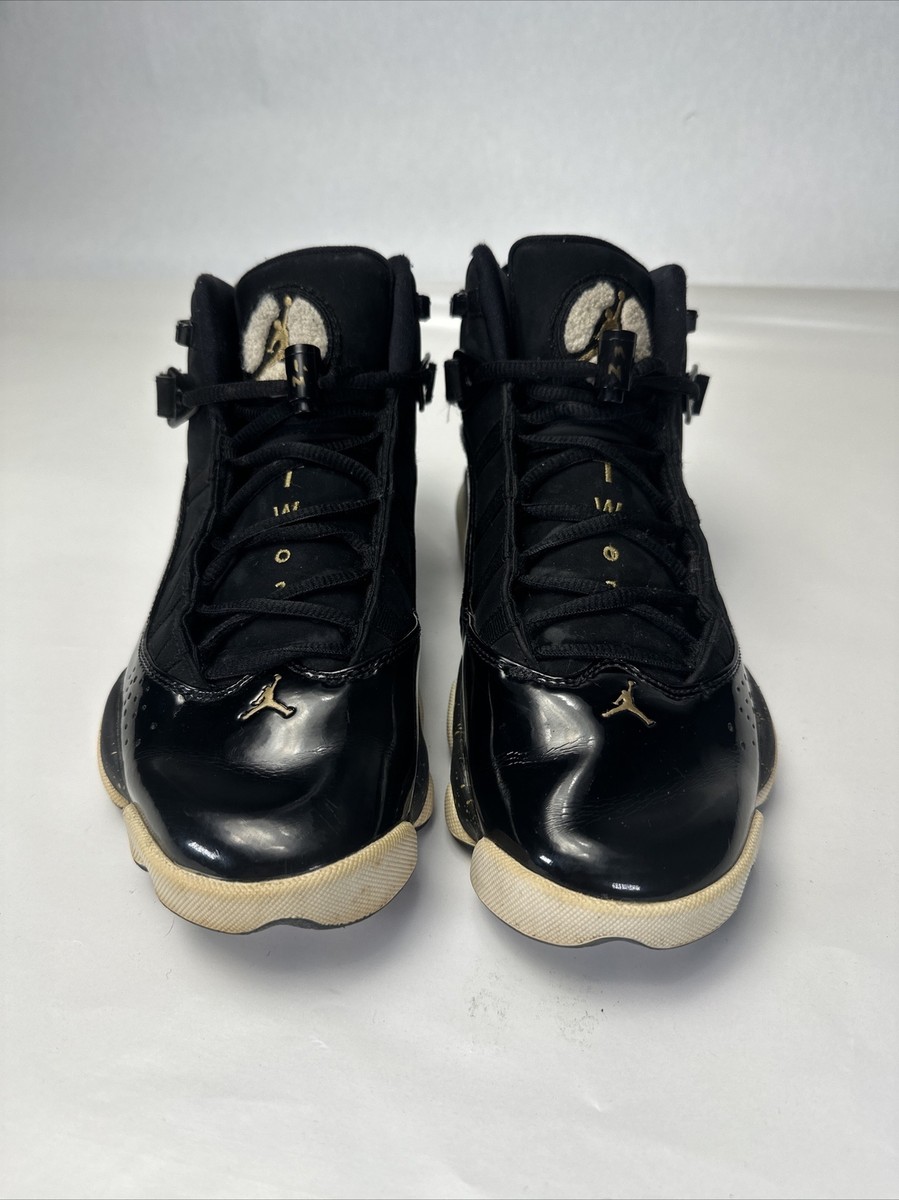 Nike Air Jordan Rings Black Metalic Gold 322992-007 Basketball Shoes  [A1] - Main Image