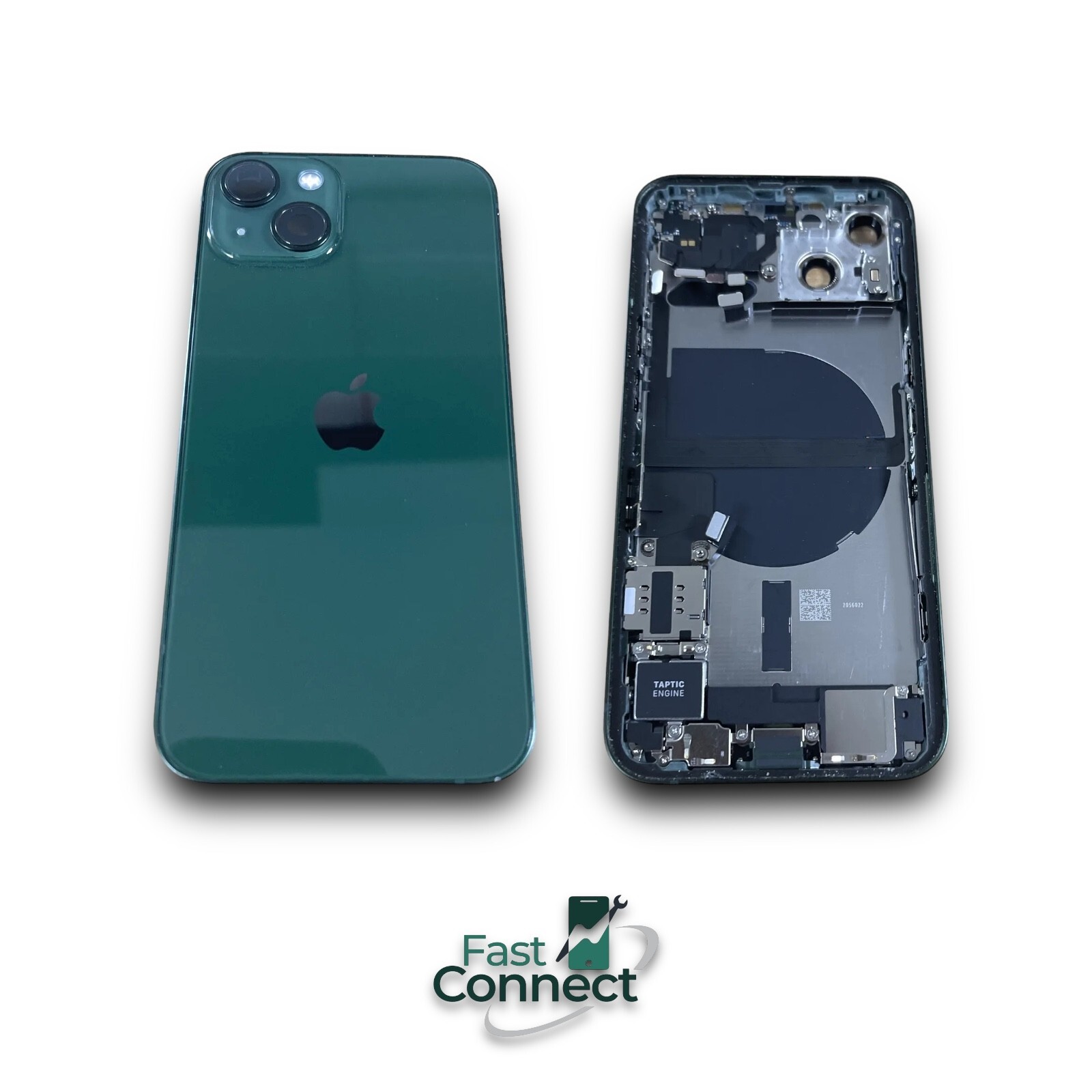 iPhone 13 Alpin Green Housing Replacement Frame Pull Grade AB with Small Parts  -image