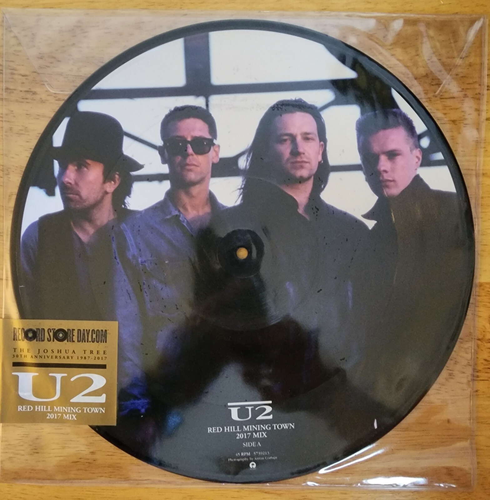 U2 Red Hill Mining Town 12" VINYL PICTURE DISC 45rpm RSD 2017 joshua tree SEALED