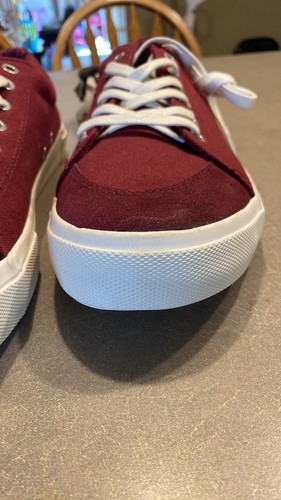 Five Four Men’s Shoes Size 11.5 Maroon And White - Picture 7 of 8