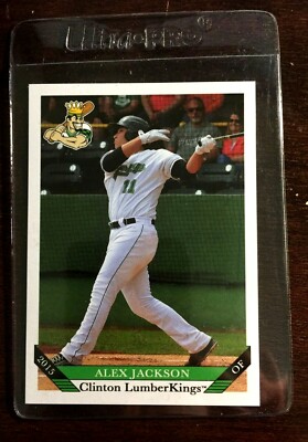 2015 Grandstand Alex Jackson Clinton Lumberkings Minor League Card