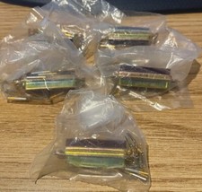 Lot of 5 Cinch DBMAF-25S D-Sub standard Connectors DSUB 25F CRIMP F G30 ZINC