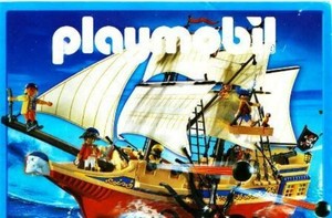 barco romano de playmobil