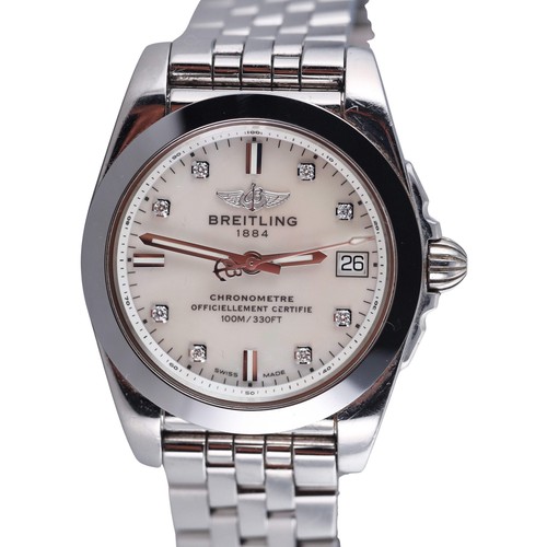 Breitling Galactic 36 Diamond MOP Watch W74330