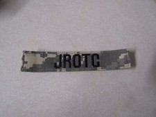 MILITARY PATCH HOOK AND LOOP ACU DIGITAL NAME TAPE US ARMY JROTC