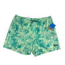 Columbia Mens Summertide Stretch Printed Swim Trunks Green 2XL