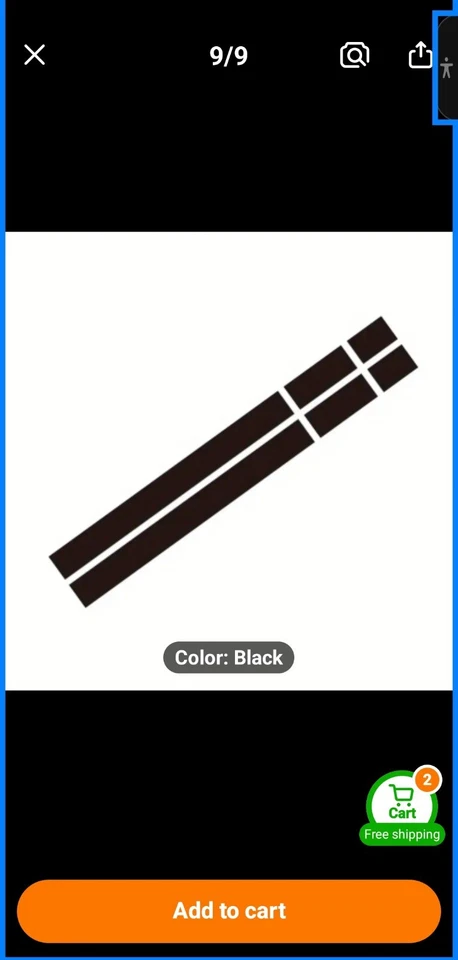 Гоночные полоски mini Cooper. Черный - Изображение 3 из 4