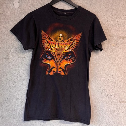 Vintage 1983 Triumph Concert Band Tee Never Surrender Tour Black Single Stitch