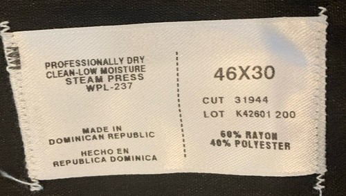 Colours Alexander Julian Pants Mens Size 46x32 Beige Khaki $48 New! Tags - Picture 5 of 5