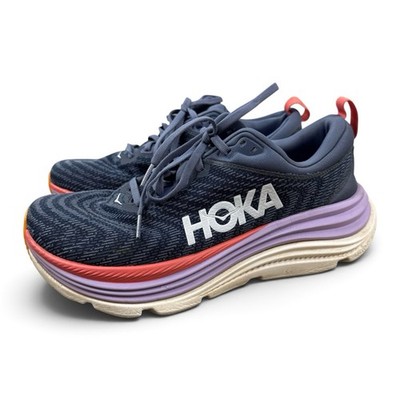 HOKA One Gaviota 5 Womens Shoes Size 9D Wide Anchor Grapefruit