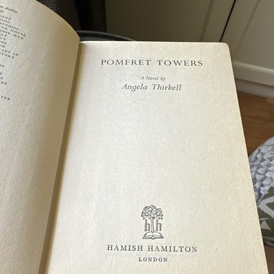 Pomfret Towers Angela Thirkell 1949 Hardcover Vintage Hamish Hamilton London