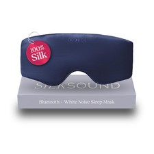 SilkSound 100 Mulberry Silk Bluetooth Sleep Mask, Skin-Friendly Sleeping Eye...