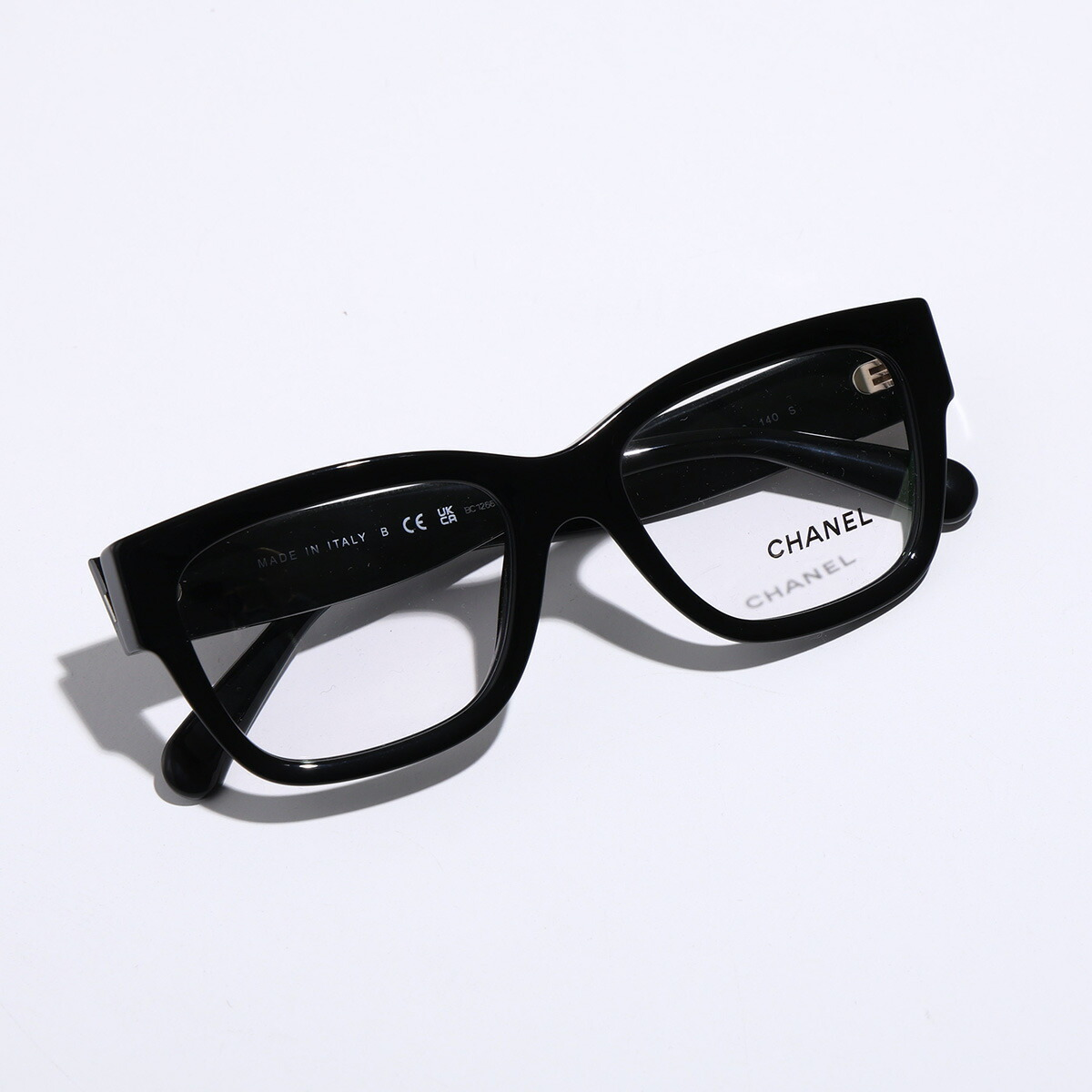 CHANEL Rectangle Shape Cell Frame Full Rim Coco Mark CC Mark Logo
