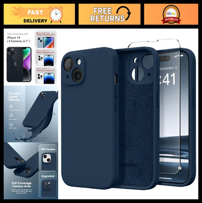 Magnetic iPhone 14 Case - MagSafe Compatible, Shockproof, Full Camera Protection