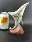 Roseville Bittersweet Gray Vintage Cornucopia Vase 822-8” In Excellent Mint Cond
