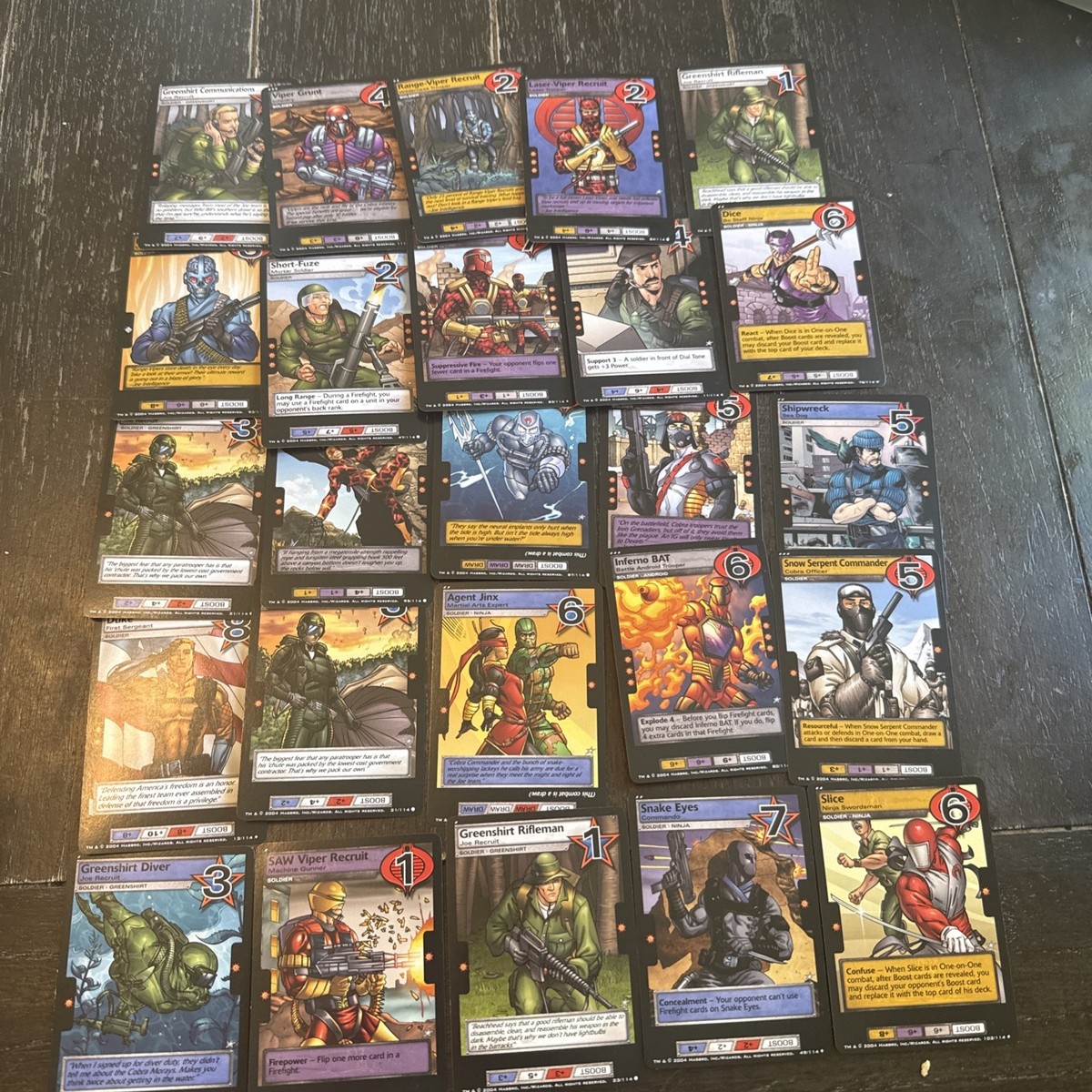 GI JOE TCG Trading Card Game LOT 2 With Rares G.I. CCG Collection Wizards 2002 GI JOE TCG Trading Card Game LOT 2 With Rares G.I. CCG Collection Wizards 2002