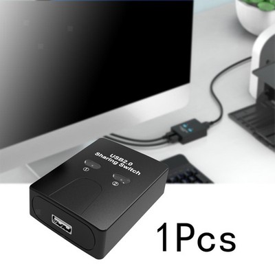 USB-Switch, 2-Port-USB-HUB, zwei Computer teilen sich U-Disk-Druckergerät,