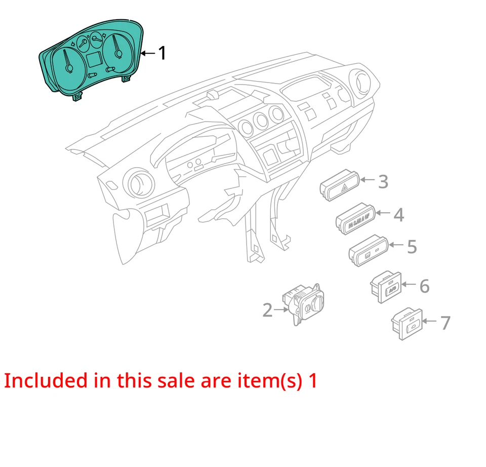 Cuadro de instrumentos velocímetro Ford Transit Connect 2010-2012 medidores RR68J Foto 3 de 4