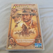 Indiana Jones and the Last Crusade - CIC video 1989 - VHS Video Cassette Tape VG