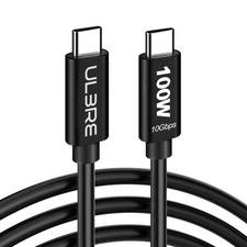 USB C 3.1 Gen 2 Cable 100W, ULBRE 20V/5A Fast Charging 10Gbps Data Transfer 4...