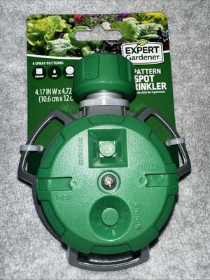 Expert Gardener Adjustable Spot Sprinkler w/Metal Base - Waters up to 900 Sq Ft.