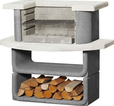 Buschbeck Grillbar Oregon BBQ Kohlegrill Holzgrill Feuerstelle Feuer Gartenfeuer