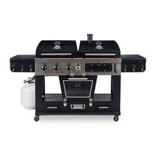 Pit Boss Memphis Ultimate Gas- und Holzkohle-Kombi-Grill mit Smoker